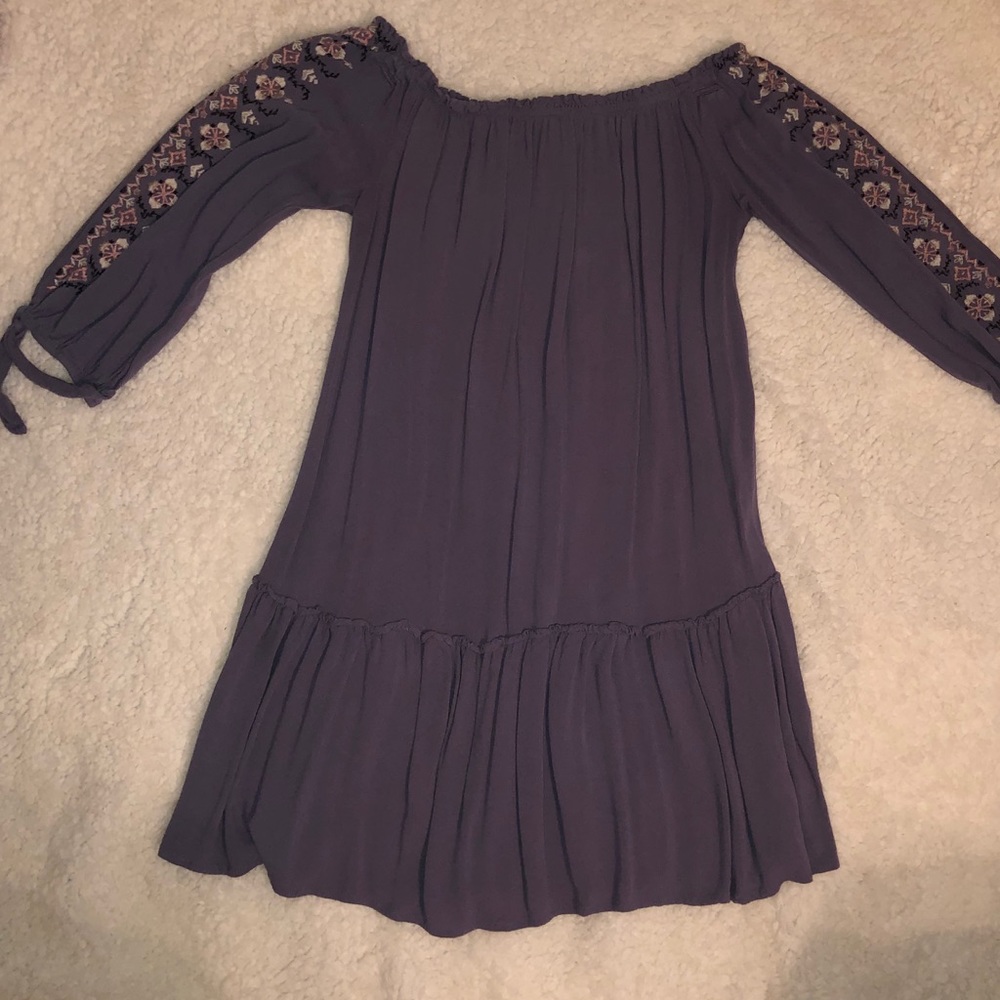 Off the Shoulder Mini Dress